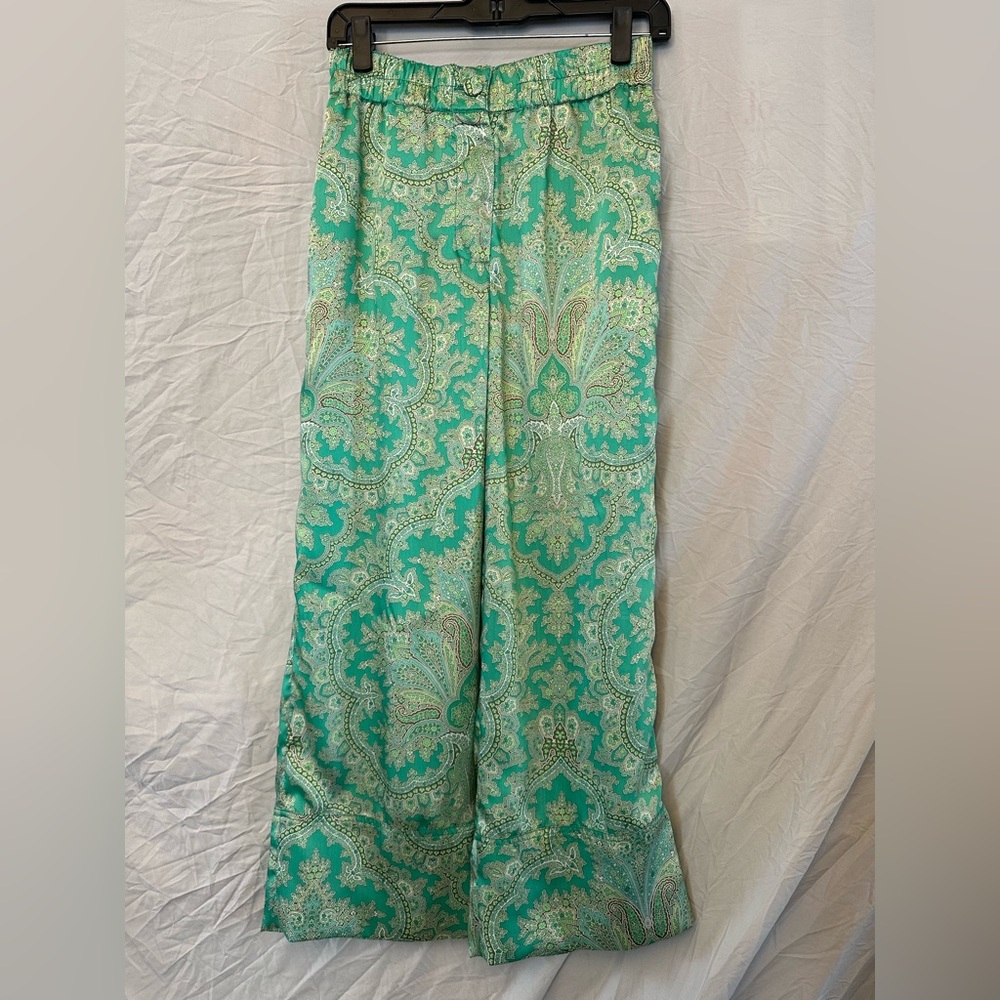J Crew women’s Pull-on crop pant in Ratti® pendant paisley, size 6